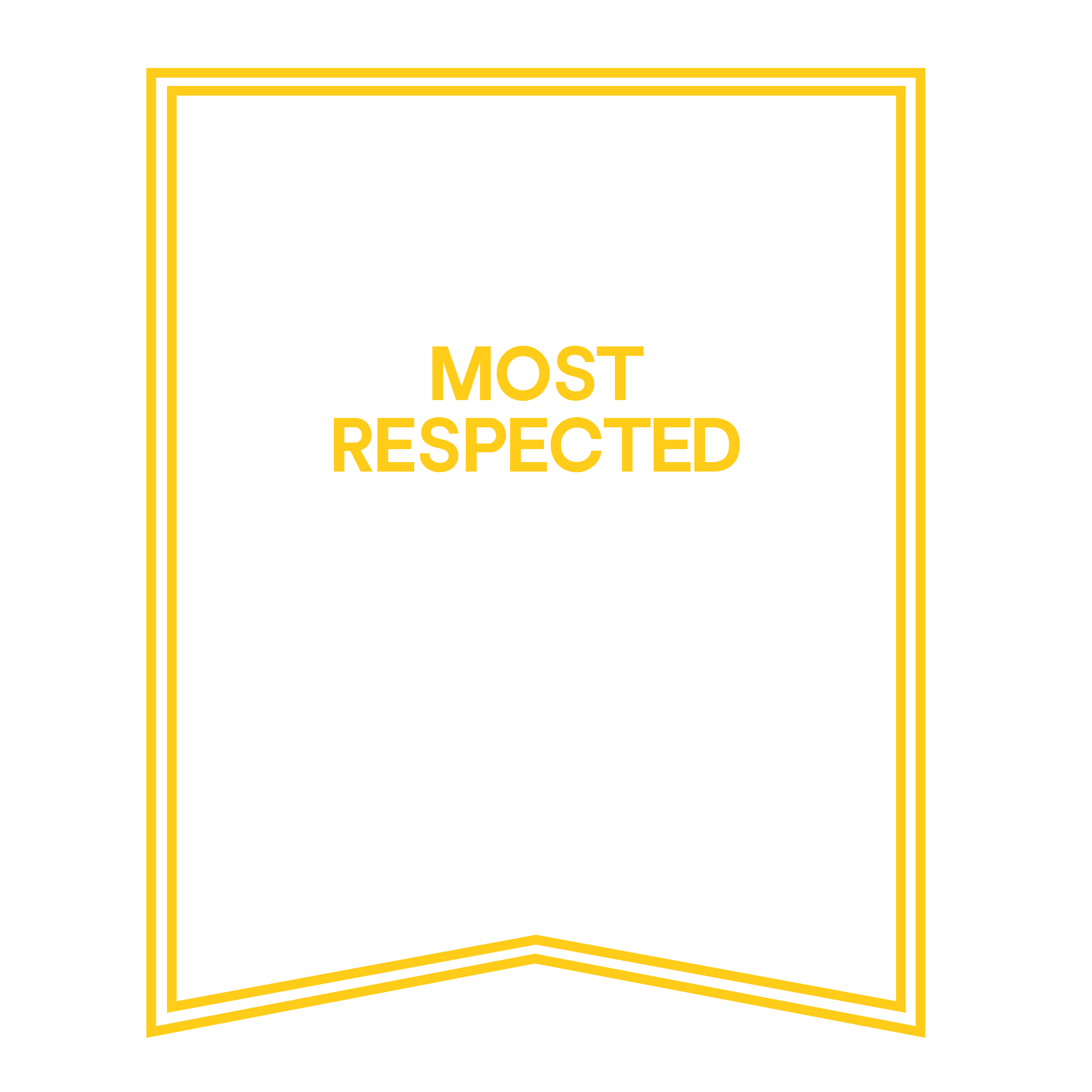 Most Respected Brand In The Industry